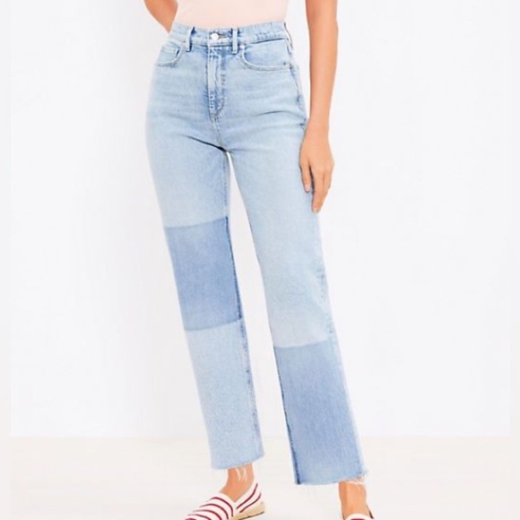 Loft 90s Light Wash Straight Jean Size 24 / 00 - Picture 1 of 6